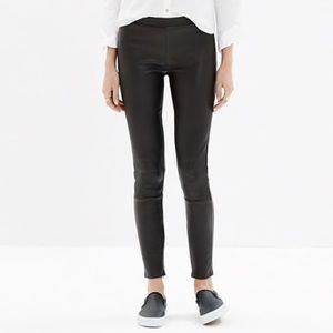 Madewell Genuine Leather Leggings 25
